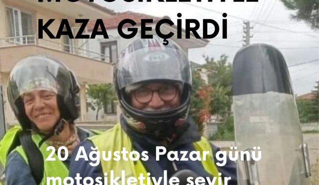 O oyuncuda motosikletiyle kaza geçirdi