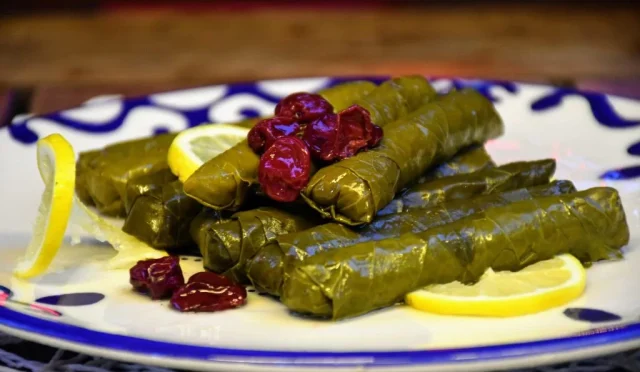Vişneli Yaprak Sarma (Zeytinyağlı)